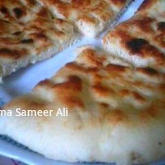 A picture of Homemade tawa Naan.