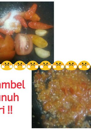 Foto resep Sambal bunuh diri