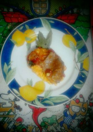 Una foto de Polenta con salsa de peceto