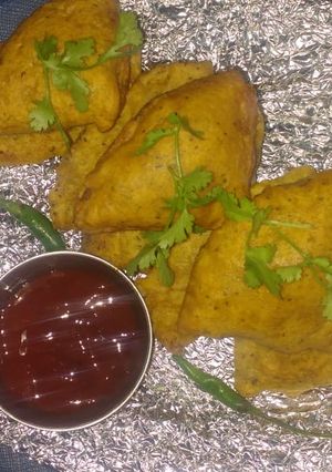 A picture of Roti pakoda.