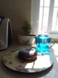 Bizcocho de chocolate en Jarra Microcook de Tupperware