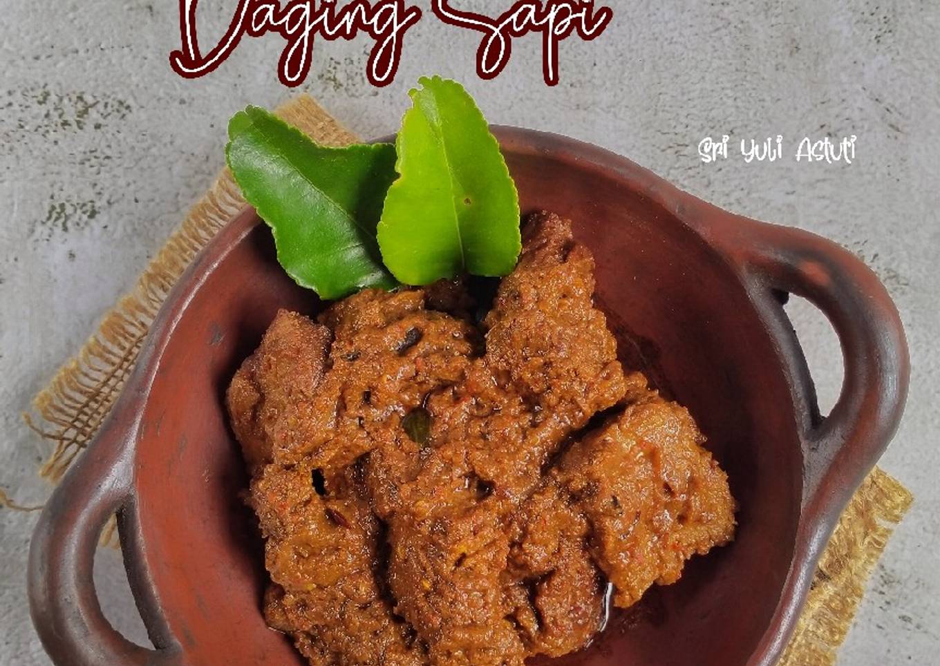 Rendang Daging Sapi