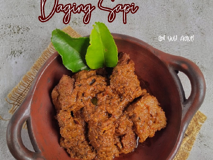 Yuk intip, Cara gampang buat Rendang Daging Sapi  nikmat