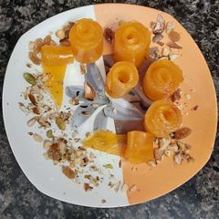 A picture of Aam papad.