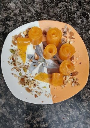 A picture of Aam papad.
