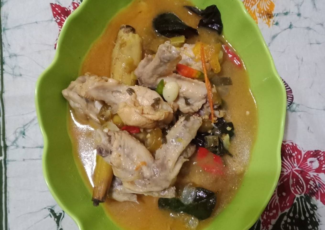Garang Asem Ayam Tanpa Santan