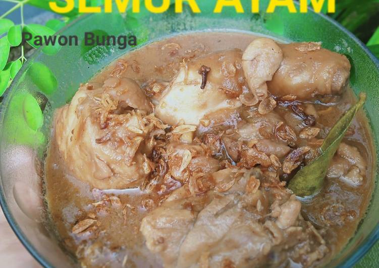 makanan Semur ayam ala pawon bunga Jadi, mengenyangkan