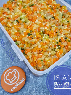 Foto resep Isian Risol / Pastel Sayuran