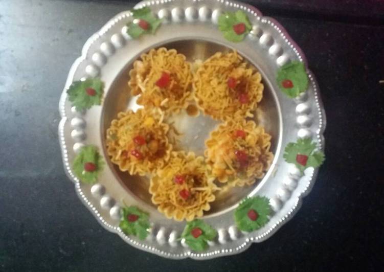 Steps to Make Perfect Basket Chaat