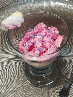 Una foto de Crema de membrillos con crema de queso mascarpone sin azúcar