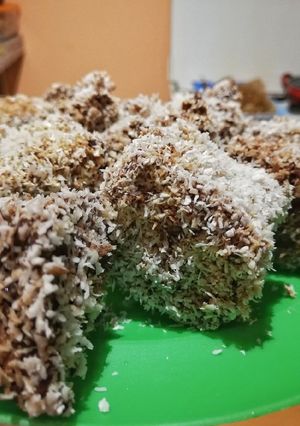 Diétás kókuszkocka (lisztmentes, cukormentes) recept fotója