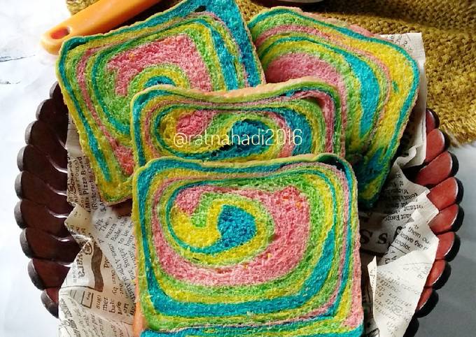 Resep Roti Tawar Rainbow Oleh Bu Hadi Cookpad