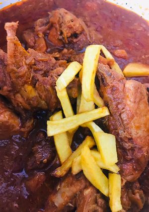 عکسی از دستور خوراک مرغ با هویج یا به