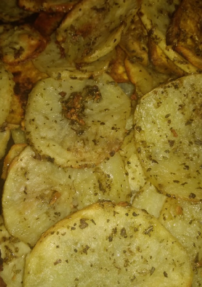Una foto de Papas al horno