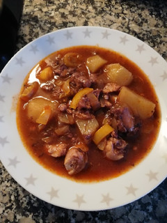 Una foto de Guiso de pulpo con patatas