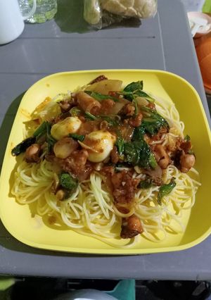 Foto resep Spageti Saus Bolognais Gurita