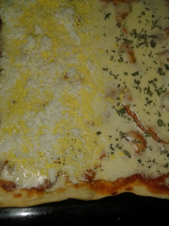 Una foto de Pizza finita de masa madre
