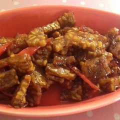 A picture of Orek tempe praktis.