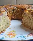 Budín húmedo de uvas y kiwis sin manteca