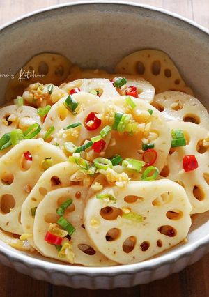 涼拌蓮藕 的食譜成品照片