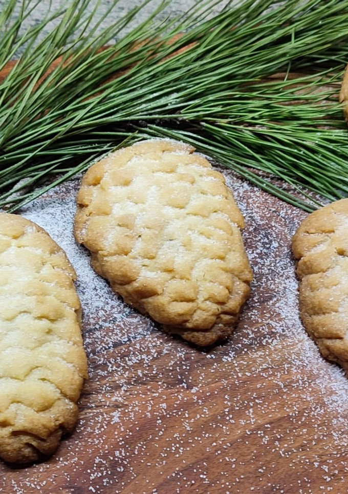 Una foto de Galletas de Navidad Piñas de Pino