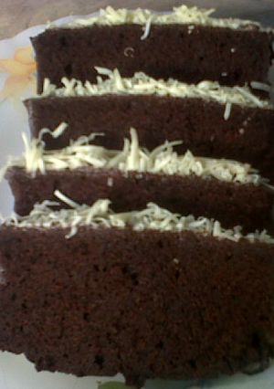 Foto resep Eggless cake coklat moist no mixer