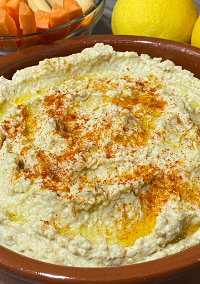 Una foto de Hummus con Yogur (sin tahini)
