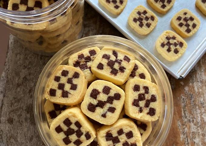 Cara bikin Domino Cookies Cara bikin Domino Cookies