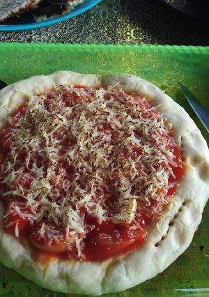 Foto resep Pizza rumahan pake teflon 😘