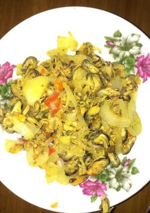 Foto resep Tumis kerang kuning