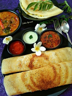 A picture of Masala Dosa.