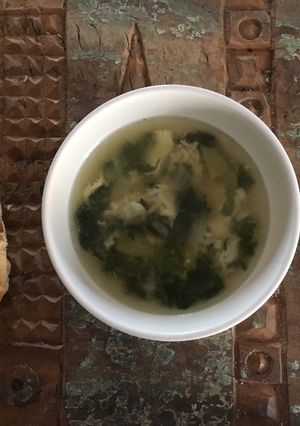 Una foto de Caldo de huevo
