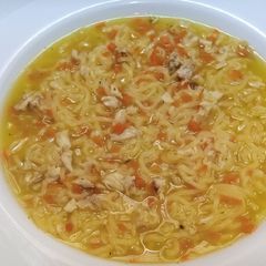 A picture of Chicken Noodles 🍝.