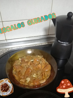 Una foto de Níscalos guisados