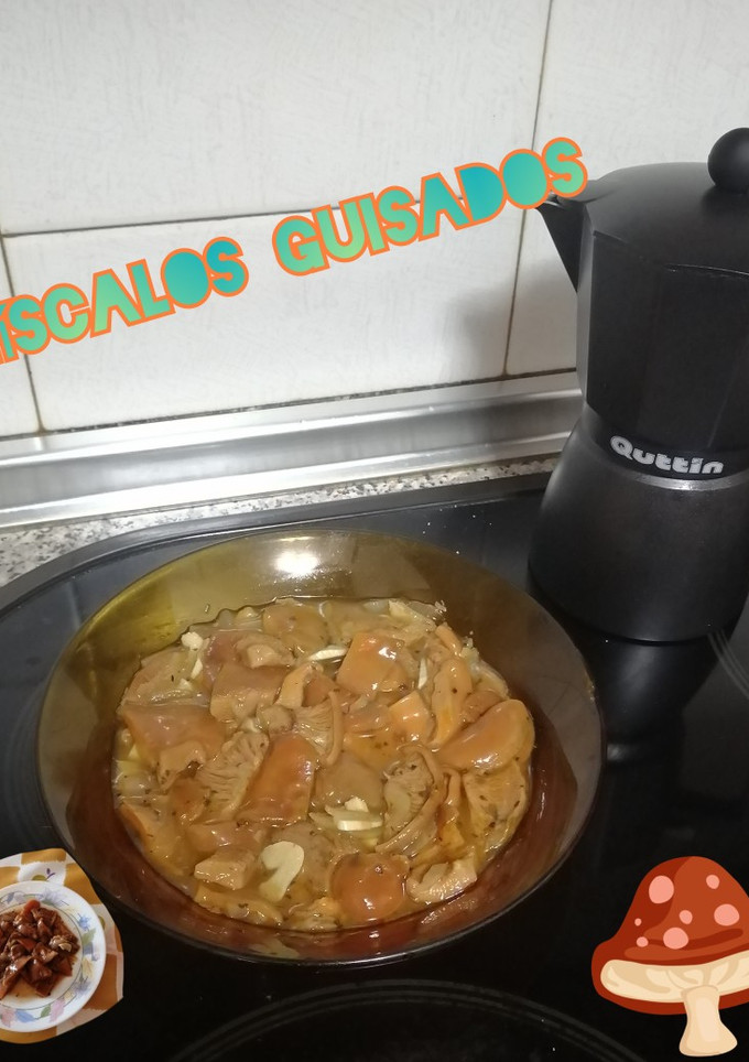 Una foto de Níscalos guisados