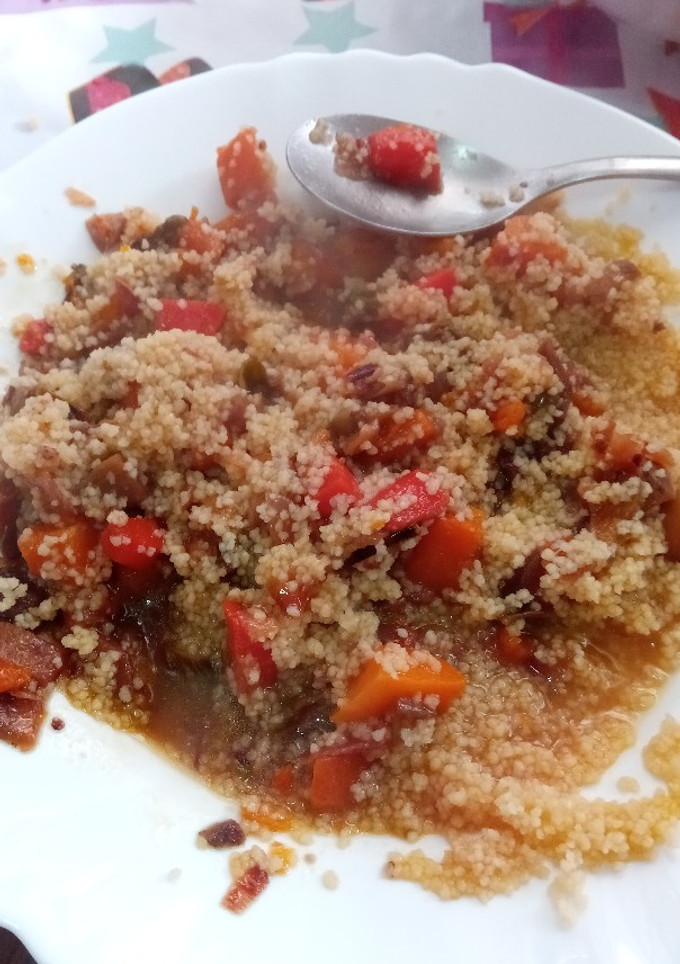 Una foto de Cous cous de verduras