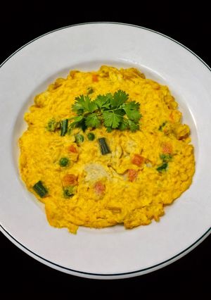 Hình của món SP.0725 - Trứng Chiên Rau Củ.