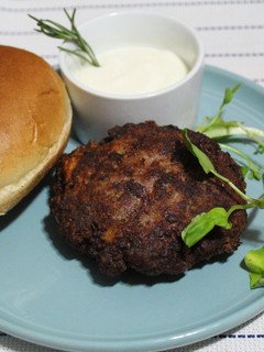 Una foto de Hamburguesa casera