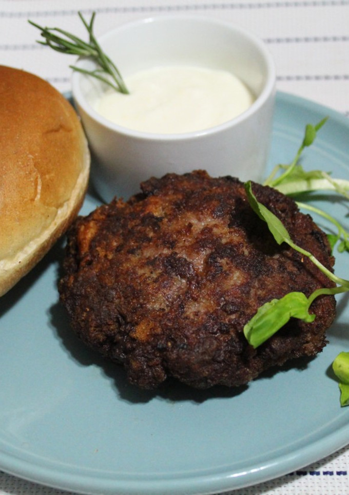 Una foto de Hamburguesa casera