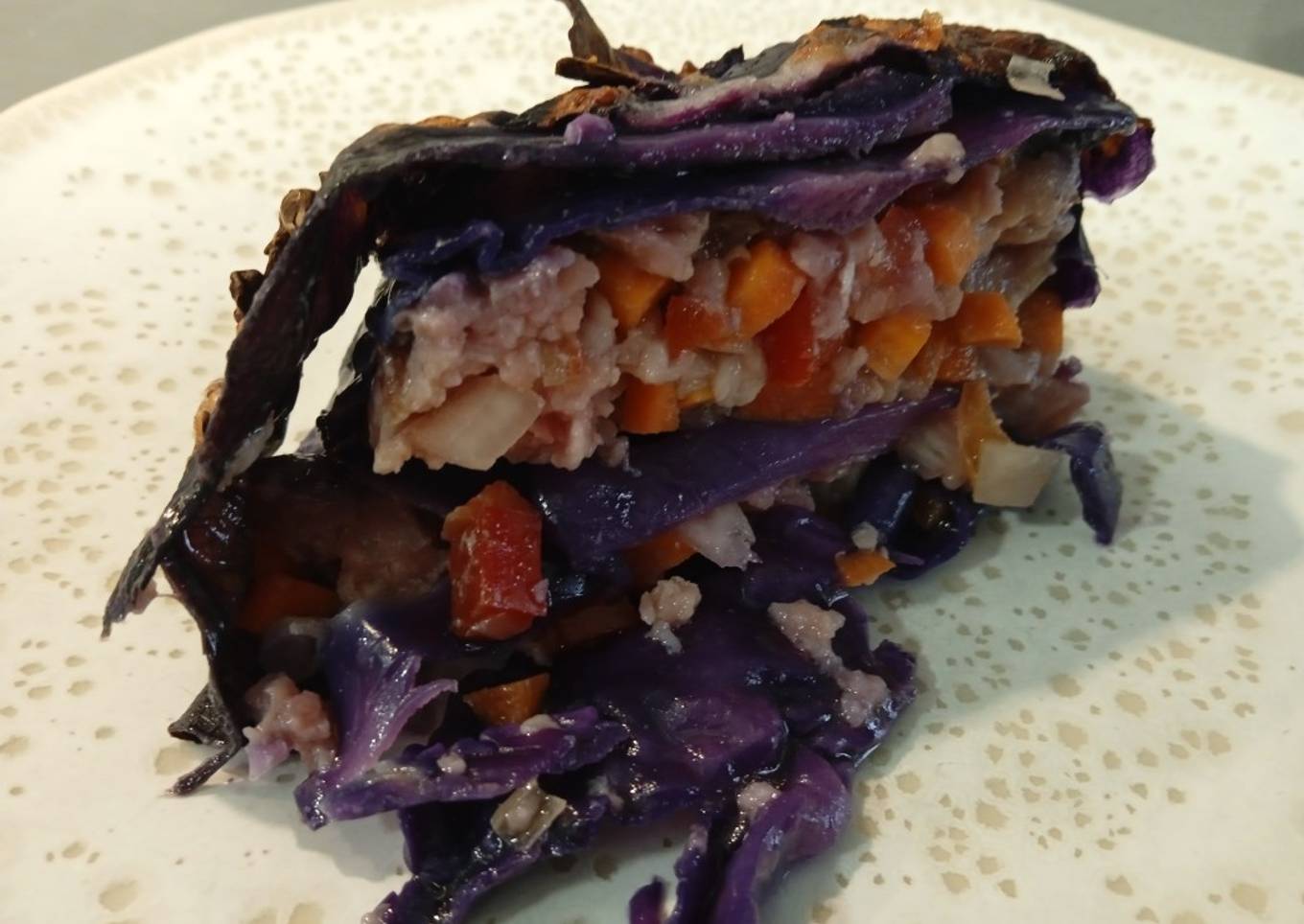 Pastel de col lombarda