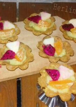 Foto resep Pie Buah Roma Kelapa (no bake)
