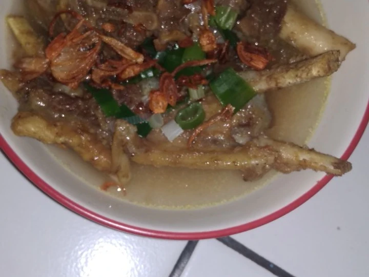 Cara Mudah Membikin Resep Sop tulang sapi bumbu racik yang Menggugah Selera Anti Ribet, Lezat