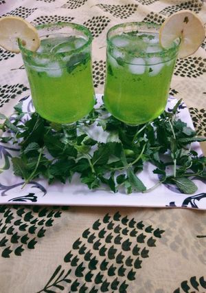 A picture of Minty Lemon Moctail.