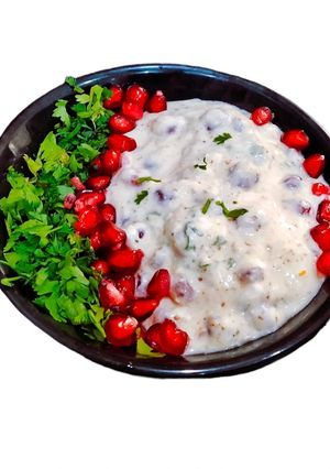 A picture of Pomegranate Raita.
