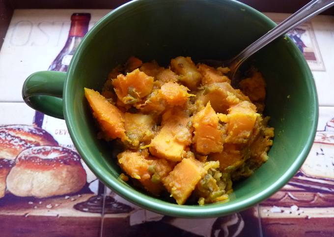 Indiai sült zöldségek mungóbabbal recept foto