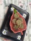 Green peas and sabudana pattice