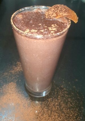 A picture of Chikoo choco latte.