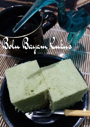 Foto resep Bolu Bayam Kukus