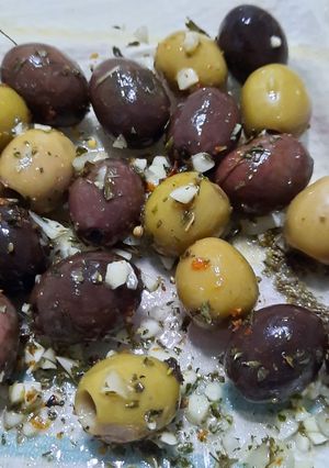Una foto de Aceitunas preparadas
