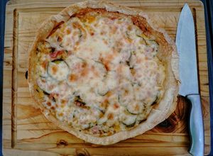 Una foto de Tarta de Zucchinis/ Calabacitas